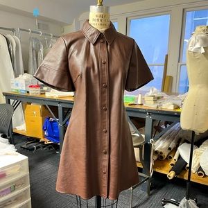 Samsøe Leather Dress